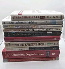 Lot of 10 Business Leadership Management Books Several New OR Like New