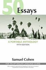 50 Essays: A Portable Anthology (High – Hardcover, by Cohen Samuel – Very Good