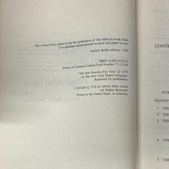 The Male: His Body, His Sex by Alfred Allan Lewis Paperback Doubleday 1978 ISBN
