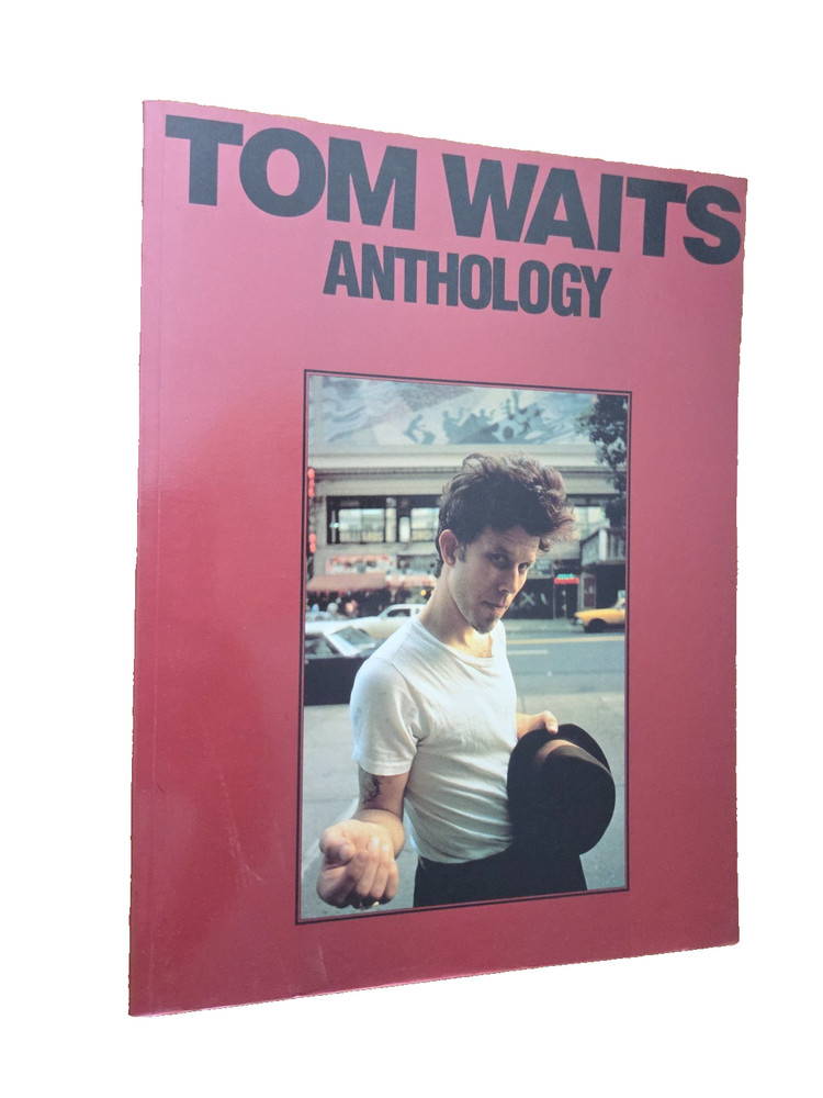 TOM WAITS ANTHOLOGY Songbook Trade Paperback Amsco Publications EX 1988 Tabs