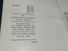 ✅THE BLUEJACKETS’ MANUAL ✅17th EDITION ✅By Naval Institute Press ✅1965 ✅Navy