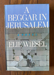 Elie Wiesel Lot of 2 A Beggar in Jerusalem 1970 & Souls on Fire 1972 HC DJ