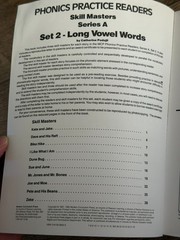 PHONICS PRACTICE READERS SERIES A SET 1-3 SKILLMASTERS By Modern Curriculum