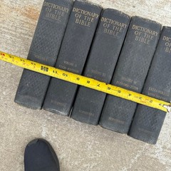 A Dictionary Of The Bible by J Hastings 5 Vol Complete Set Antique VTG 1911-1912