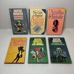 Vintage Agatha Christie Mystery Paperback Lot Of 48 (1960s-1980s) Pocket, Dell