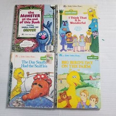 Sesame Street CTW Vintage Picture Book Lot 11 LGB & Others Big Bird Ernie Grover