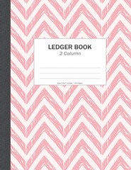 Ledger Book 2 Column: Accounting Ledger Book 2 Column, 120 Pages , 8.5X11 Inches
