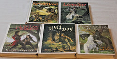 5 Library Bound Book Set of The Tales of Rowan Hood by Nancy Springer