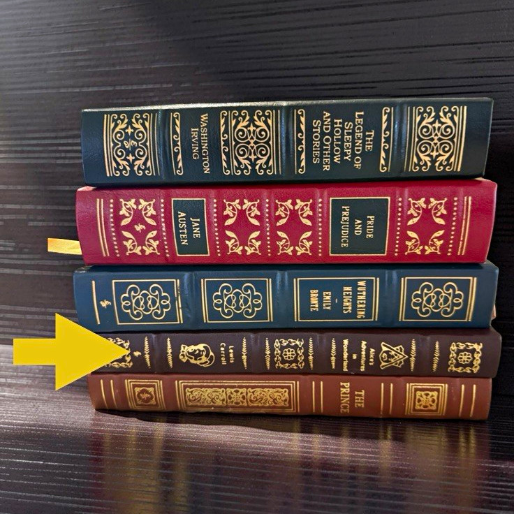 Alice’s Adventures in Wonderland Easton Press Leather Bound Collector’s Edition￼