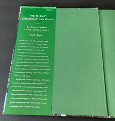 Disney Enterprise Editions Conservation Fund John Baxter HCDJ 1st Edition 2016