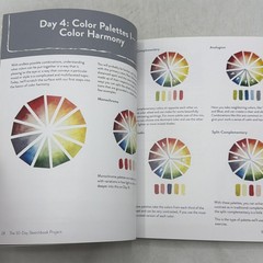 The 30-Day Sketchbook Project: Daily Exercises and Prompts to Fill Pages,: Used