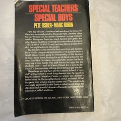 SPECIAL TEACHERS/SPECIAL BOYS – Peter Fisher/Marc Rubin (St Martins 1979)