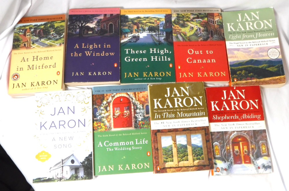 MITFORD YEARS Complete Series 1-9 Set Jan Karon 1 2 3 4 5 6 7 8 9 PB Book lot