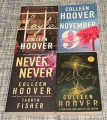 Colleen Hoover Novels Lot of 4 Paperbacks Preowned
