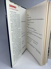 Conspiracy by Anthony Summers 1st Edition 1980 Hardcover