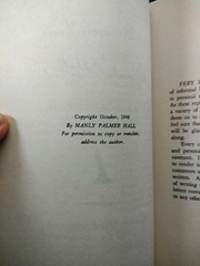 VERY SINCERELY YOURS. Manly P. Hall. First Edition (Letters to Students) HCDJ
