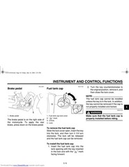 YAMAHA XV19CTSW XV19CTW XV19CTMW Owners Manual – STEEL WIRE BOUND – TOUGH COVERS