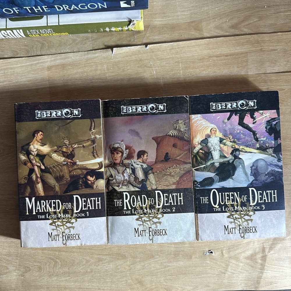 Eberron The Lost Mark Trilogy Complete Paperback Set Matt Forbeck Road to Death