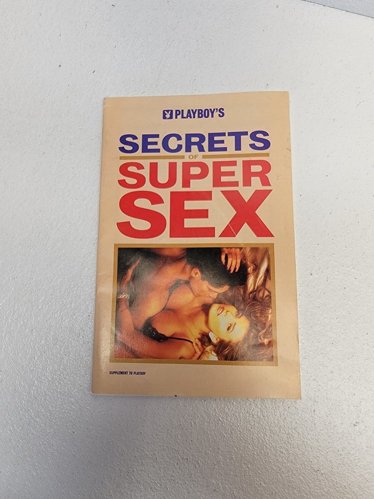 Playboy’s Secrets of Super Sex • 1995 Booklet 🔥free Shipping Fast Shipping