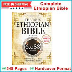 The True Ethiopian Bible COMPLETE English 88 African Scriptures, Enoch, Meqabyan