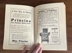 Fredericksburg Home Kitchen Cook Book by Anonymous (1916 Trade Paperback)
