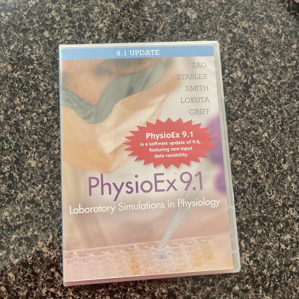 PhysioEx 9.1: Laboratory Simulations in Physiology Disk only