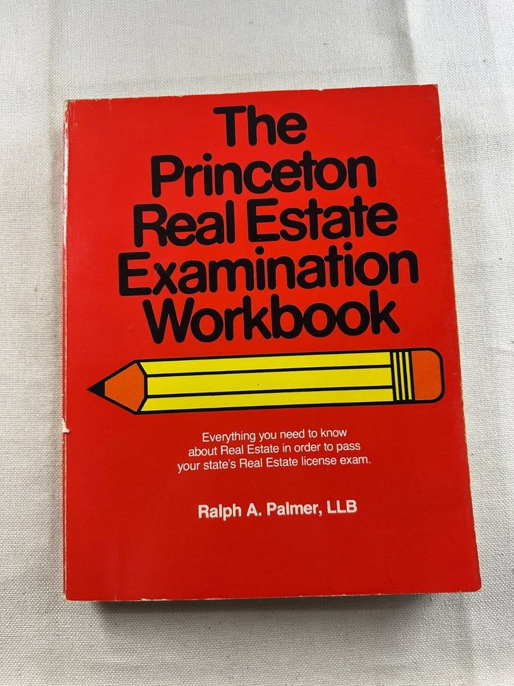 Princeton Real Estate Examination Workbook Ralph Palmer 1979 Study Guide Real