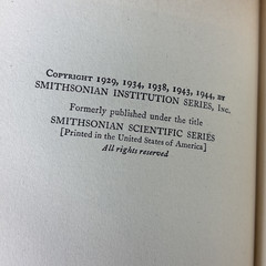 1944 The Smithsonian Institution Scientific Series Complete 12 Vol. Centennial