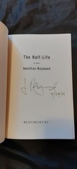 THE HALF LIFE A NOVEL By Jonathan Raymond Hardcover *SIGNED* Filmed as First Cow