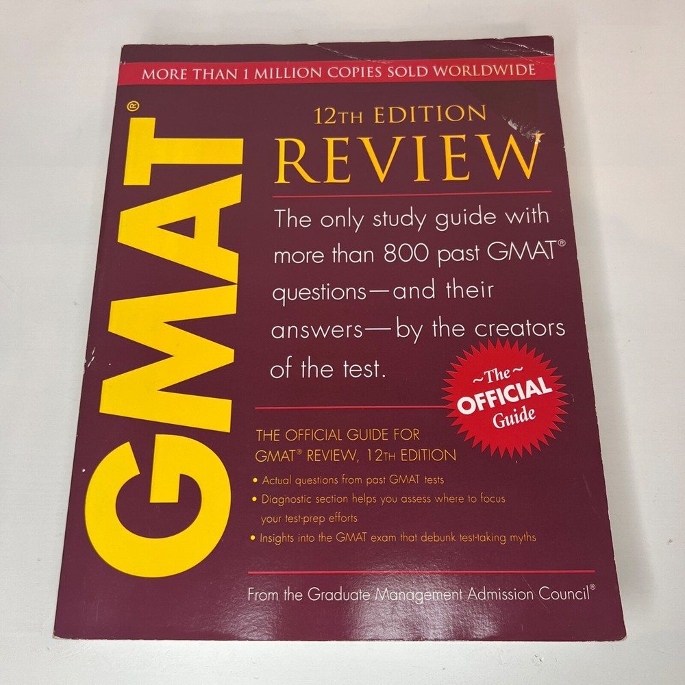 The Official Guide for GMAT Review, 12th Edition – Paperback – GOOD