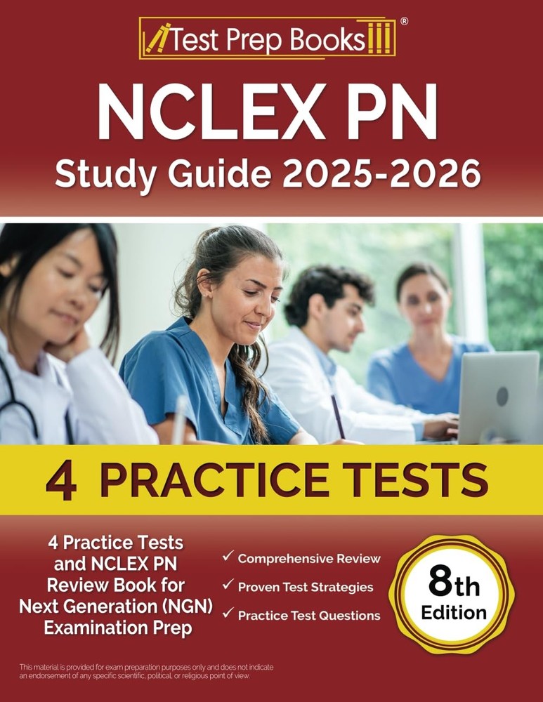 NCLEX PN Study Guide: Practice Tests and NCLEX PN Review Book for Next Gener…