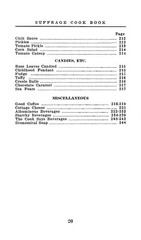 1915 The Suffrage Cook Book 244 Pages