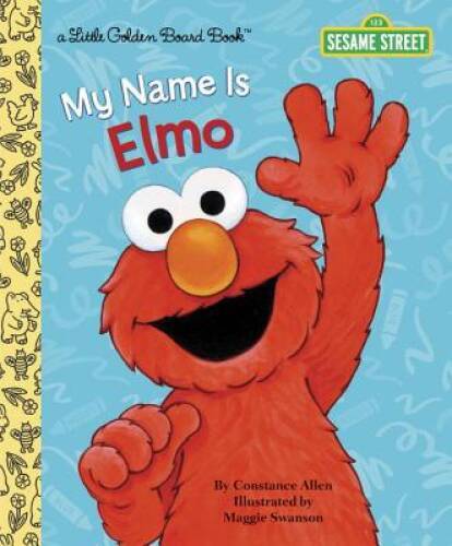 My Name Is Elmo (Sesame Street) (Little Golden Book) – Hardcover – GOOD