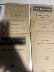 29 Soil Survey Booklet From The 1920S 30S And 40S All Have Maps..