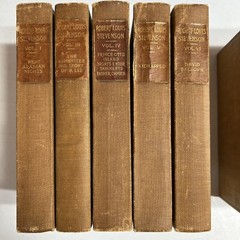 Robert Louis Stevenson works Volumes 1 & 3-26 (1900) Charles Scribner’s Sons HC