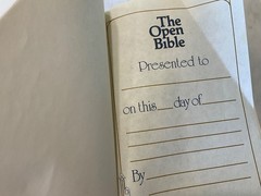 Bible NASB Open Bible 1985 Expanded Edition Red Letter Burgundy Hardcover