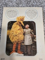 A1 Sesame Street Big Bird’s Busy Book Staring Jim Henson’s Muppets 1975 Vintage