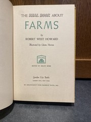 The Real Book About Farms VTG 1952 Hardcover Book Club Edition