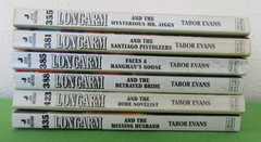LOT OF 5 PB LONGARM WESTERN SERIES BY TABOR EVANS: #355, 381, 385, 388, 423