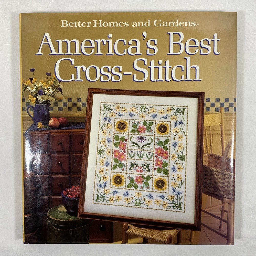 Better Homes and Gardens „America’s Best Cross-Stitch” Pattern Book HC 192 Pages