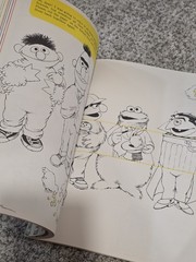 A1 Sesame Street Big Bird’s Busy Book Staring Jim Henson’s Muppets 1975 Vintage