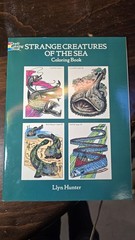 STRANGE CREATURES OF THE SEA COLORING BOOK By Llyn Hunter Doyer Coloring Book