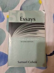 50 Essays: A Portable Anthology – Paperback, by Cohen Samuel – Very Good x