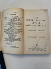 The Oxford History of the American People Samuel Eliot Morison 1972 Vol 1 Vol 2