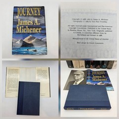 Lot of 12 JAMES A. MICHENER Books Multiple Titles Vintage HC w/DJ