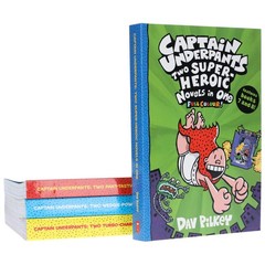 Captain Underpants Full Colour illustrated Series 4 Books Set – Ages 7-11 – PB