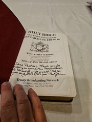 Holy Bible TBN Parallel Edition King James Version Living Translation KJV NLT