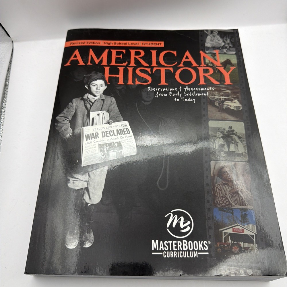 Masterbooks American History Student High School Revised Edition Curriculum