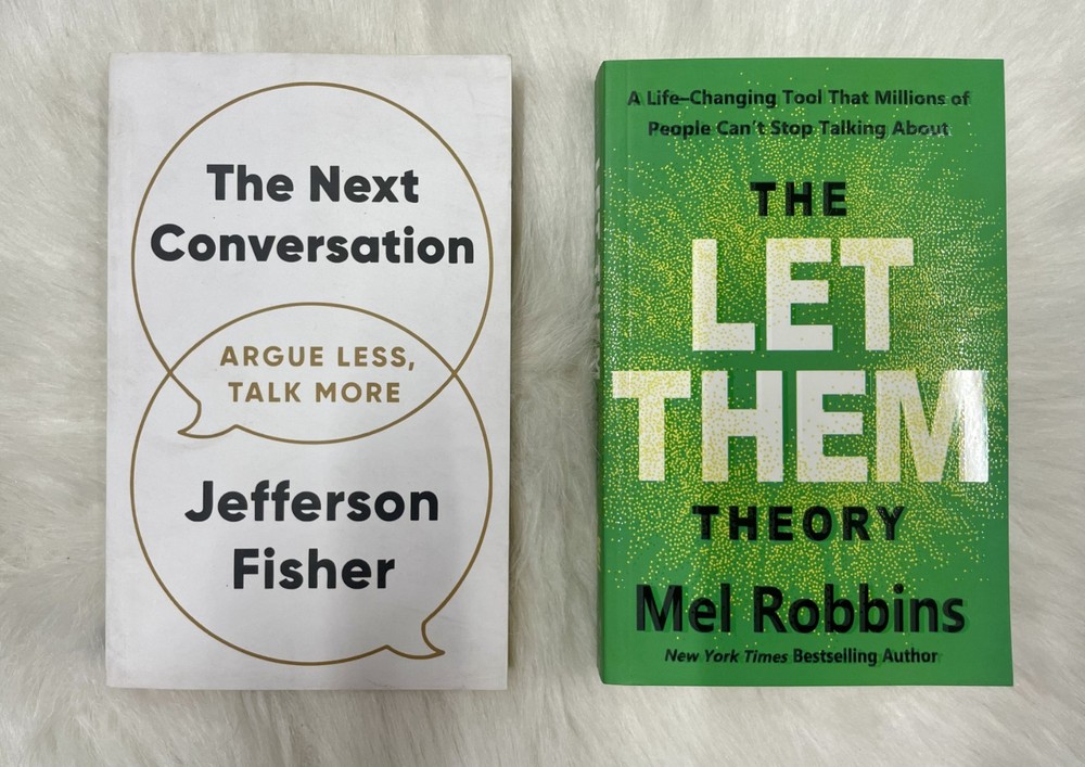 The Let Them Theory by Mel Robbins & The Next Conversation By Jefferson Fisher
