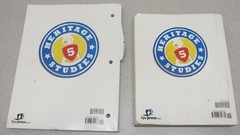 Lot of 2 – Heritage Studies 5 – Fourth Edition BJU – Activity Manual & textbook
